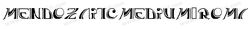 MendozaITCMedium Roman字体转换